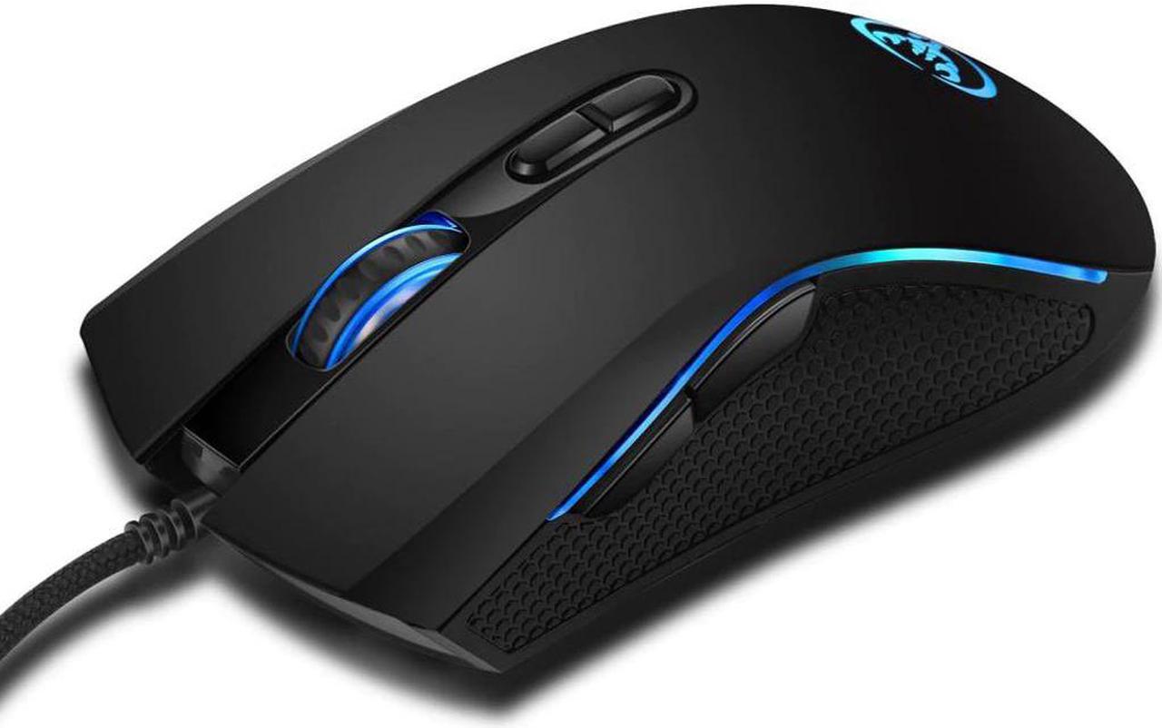 Gaming Mouse Office Home Mouse Adjustable 7 Programmable Buttons 3200 DPI Optical Sensor 7 RGB Back Lighting