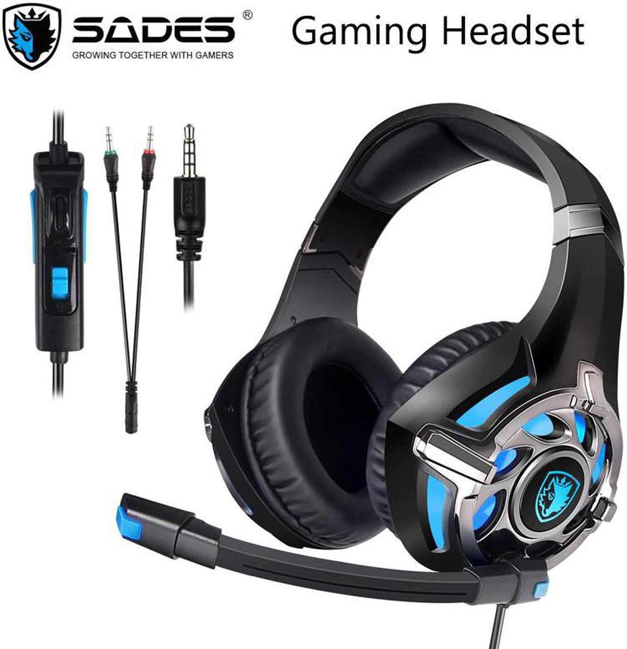 SA822 Gaming Headset Gamer Earphones Over-Ear Gaming Headphones for PS4, Xbox PC Computer Mobile Phone