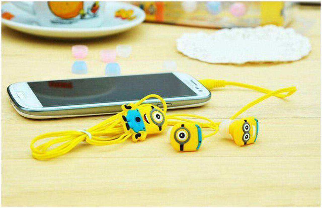 Alt view image 5 of 5 - Me Minions Cartoon In-ear Wired 3.5 MM Earphone for MP3 MP4 MP5 PC Mobile Phone Headset with Earbuds Fone De Ouvido