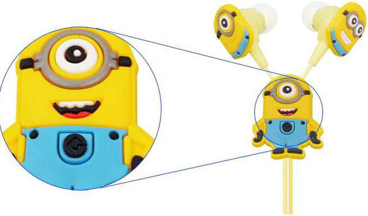 Alt view image 4 of 5 - Me Minions Cartoon In-ear Wired 3.5 MM Earphone for MP3 MP4 MP5 PC Mobile Phone Headset with Earbuds Fone De Ouvido