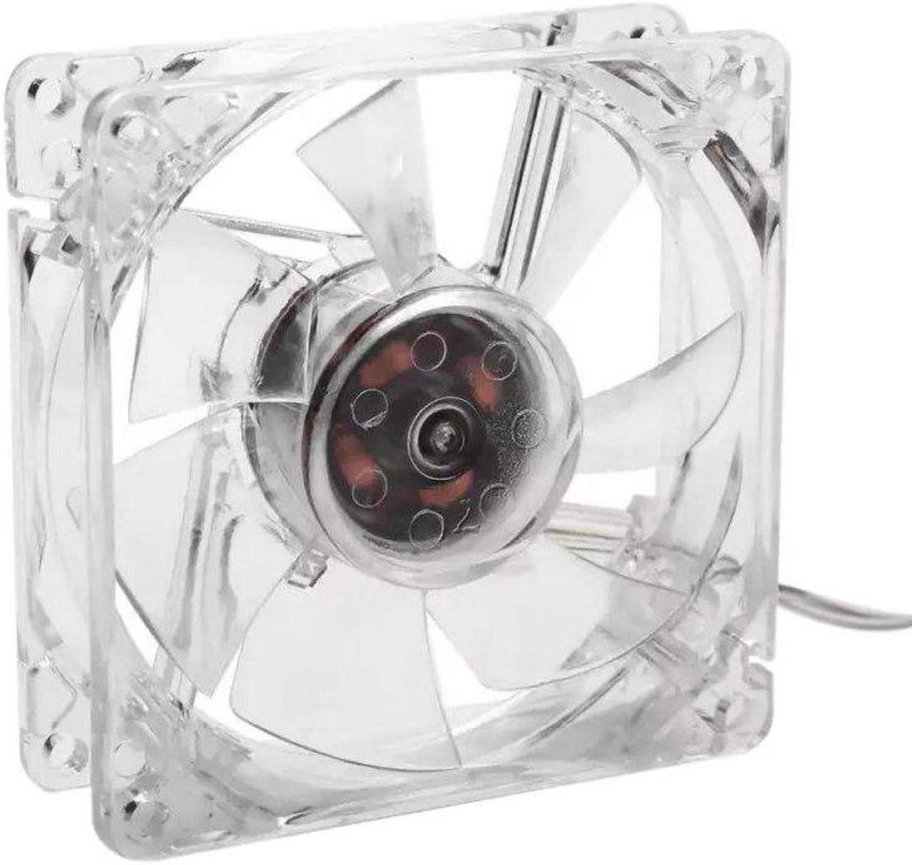 Computer PC Fan 80mm With LED 8025 Silent Cooling Fan 5V LED Luminous Chass Computer Case Cooling Fan Mod Easy Installed