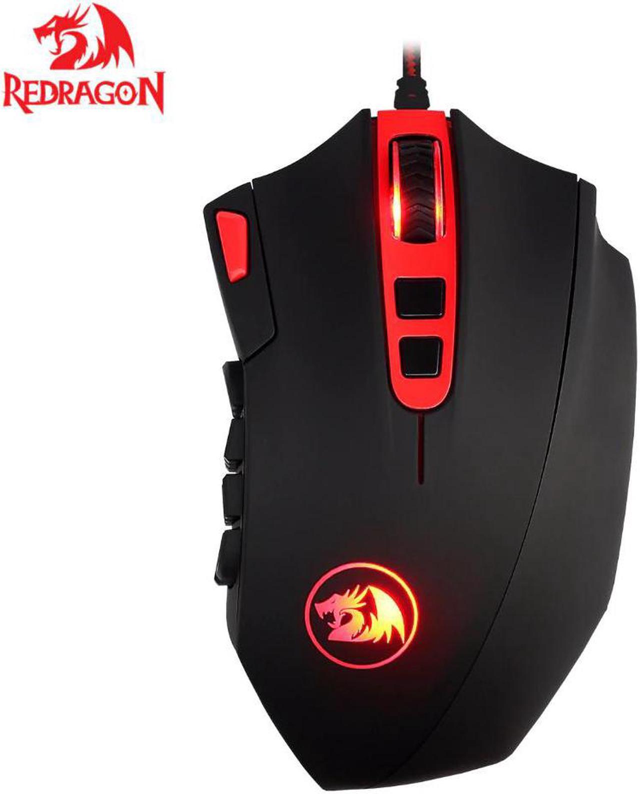 M901 Perdition Wired Gaming Mouse Big Size Programmable 24000 DPI Laser Gamer Mice For PC Computer