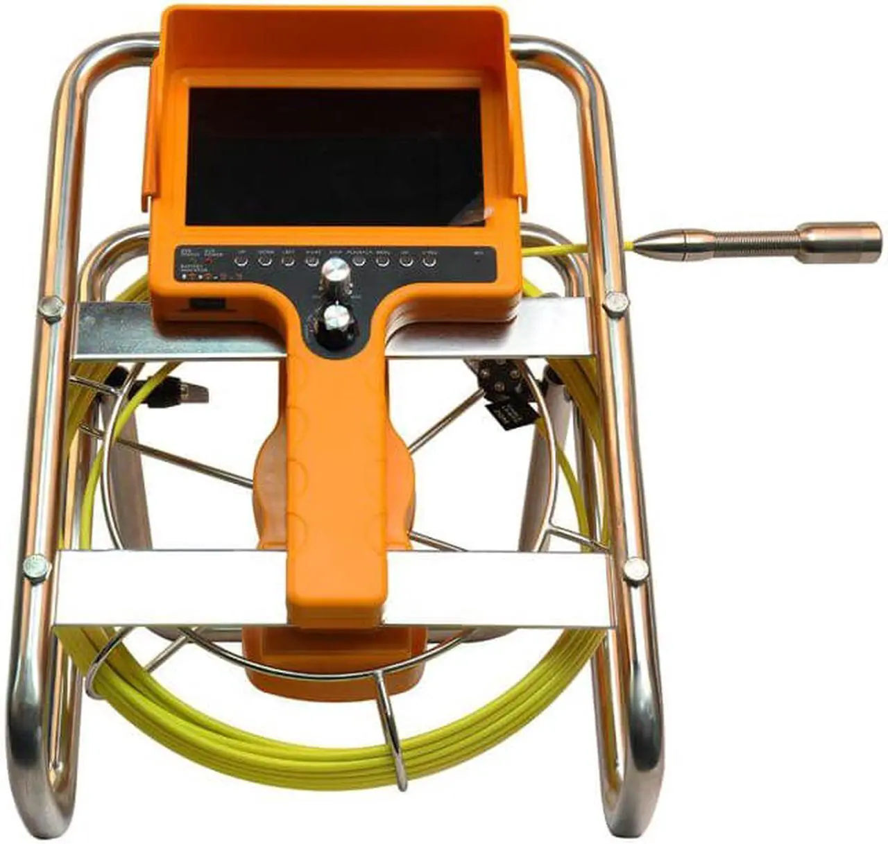 Alt view image 3 of 5 - 512hz locator sonde camera CCTV hot sale pipe inspection camera drain sewer camera 7inch LCD monitor long spring 23mm camera