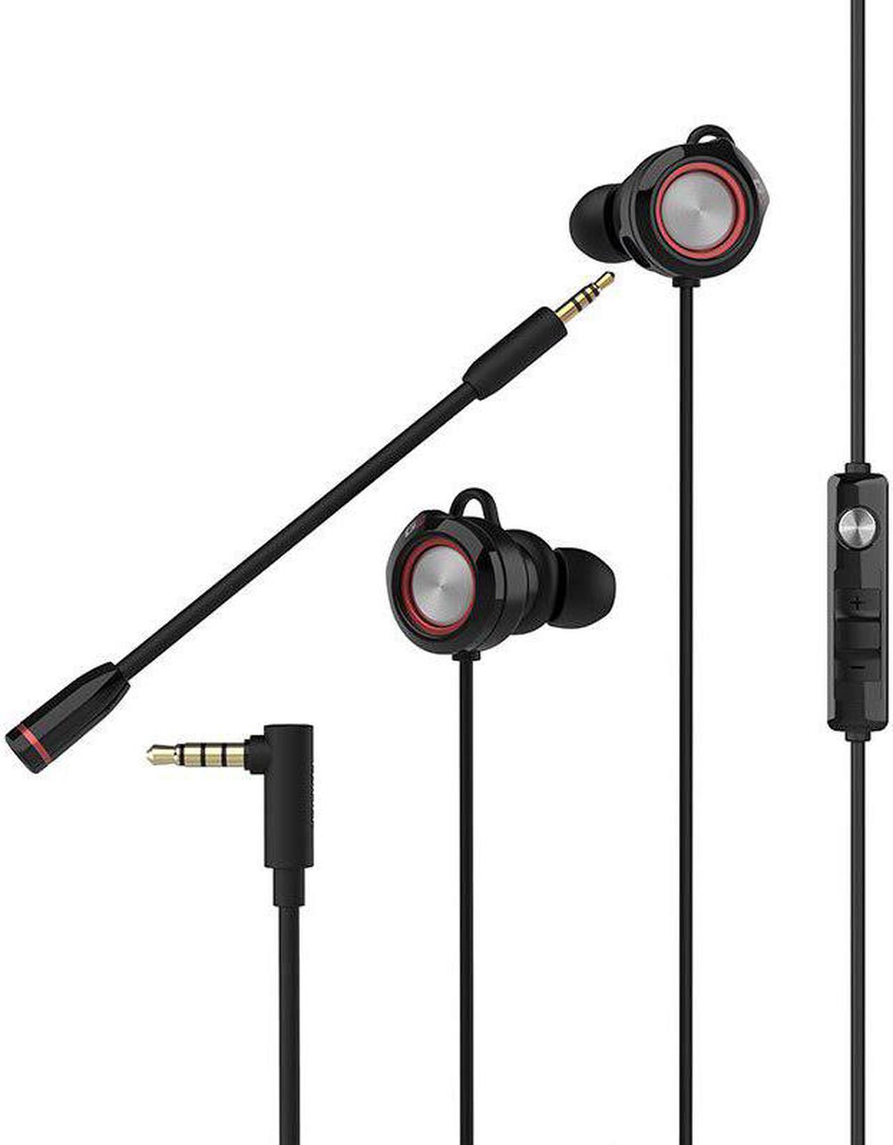 GM3SE gaming headset Dual mics Dual moving coils Precise Acoustic Positioning Arc shaped earwings earphone