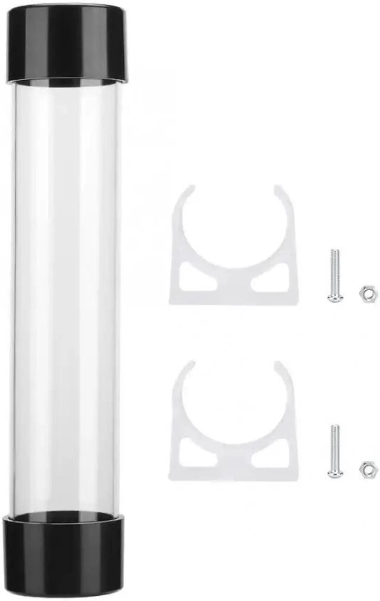 Main image of Cooler 240mm 150mm 100mm Transparent Cylindrical Computer  Cooling Set  Tank with G1/4 female thread