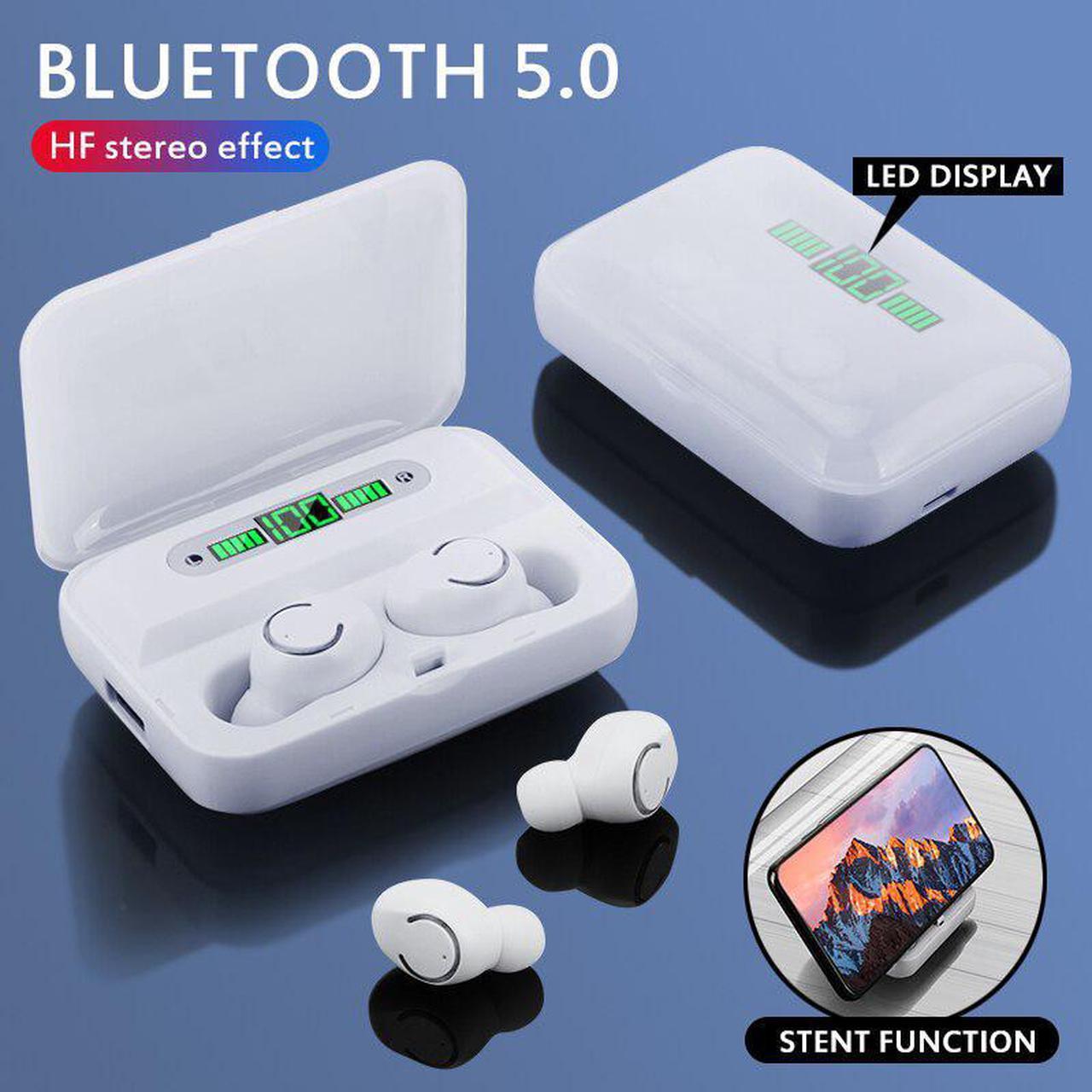 F9 TWS Fingerprint Touch Bluetooth Earphones HD Stereo Wireless Headphones Noise Cancelling Gaming Headset For Smart Phone