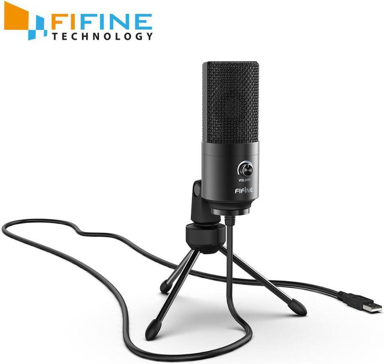 USB Condenser game Microphone For Laptop Windows Studio Recording  Built-in sound card