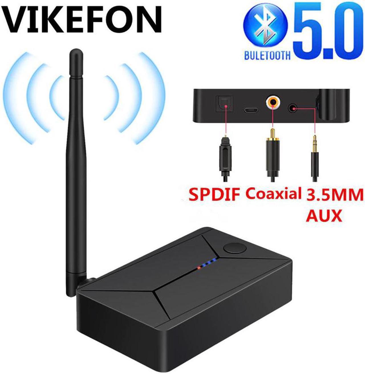 Optical Fiber SPDIF Bluetooth Adapter 3.5mm AUX Stereo Hifi Wireless Bluetooth 5.0 Audio Transmitter For TV PC Headphone