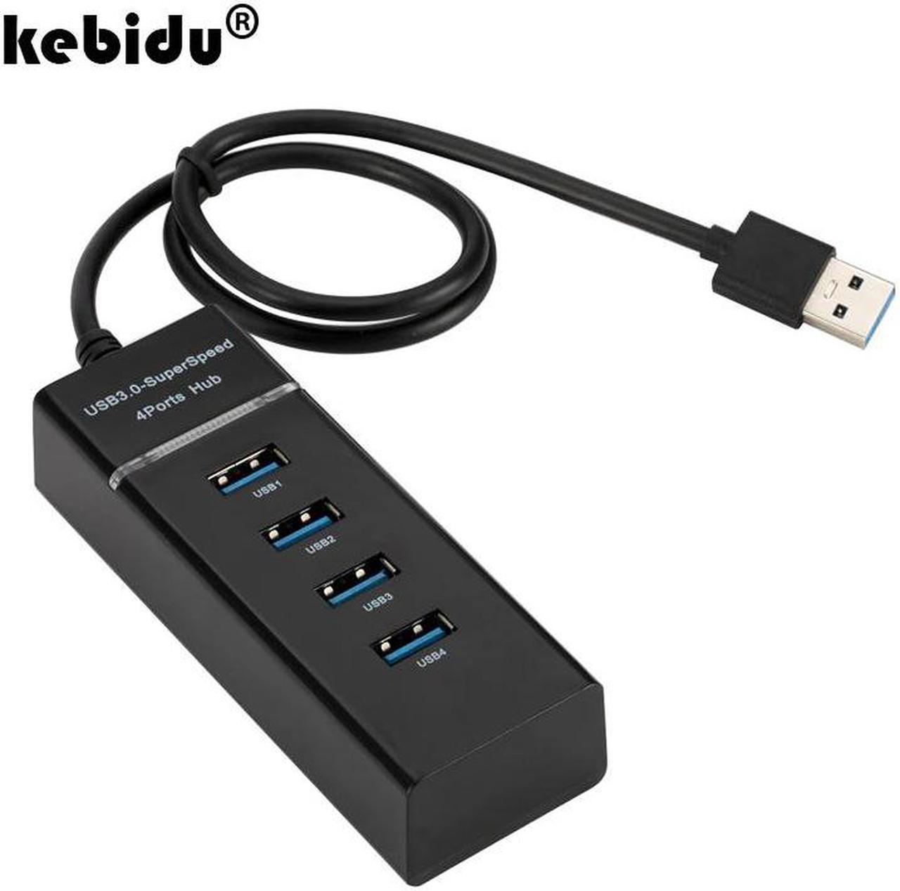 New High Speed 5Gbps 4 Ports USB HUB 3.0 Splitter Adapter 4 Port Hub for Laptop PC / Computer Peripherals Accessorie