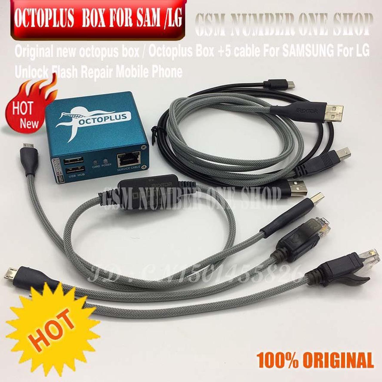 Alt view image 3 of 5 - 100% Original 2020 new octopus box / Octoplus Box For  For Lg + 5 Cables for SAM Unlock Flash Repair Mole Phone