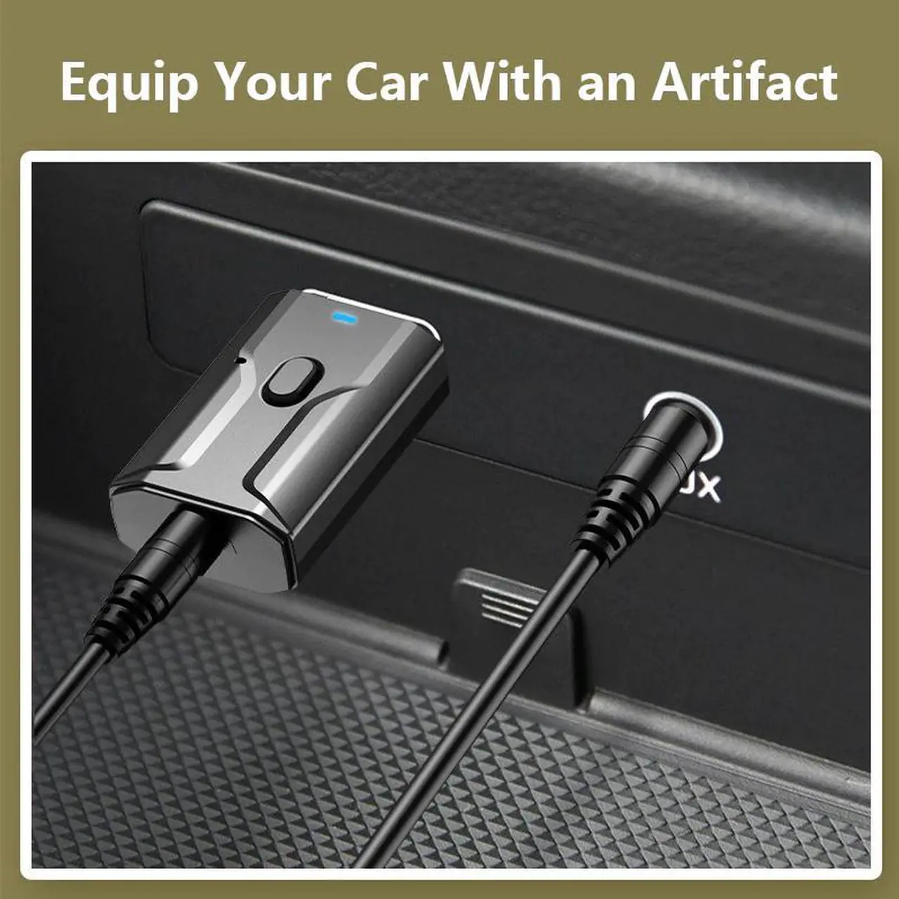 Alt view image 4 of 5 - In One Wireless Audio Adapter Portable Bluetooth 5.0 Receiver Transmitter Adapter Universal HIFI Sound Quality Adapter