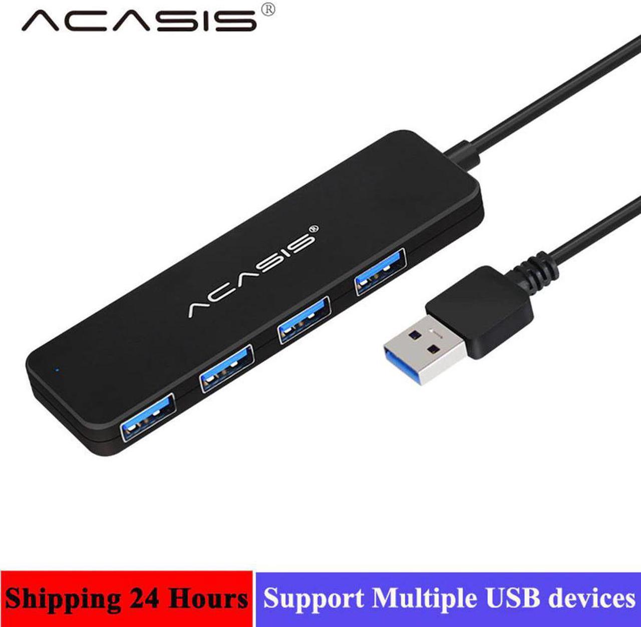 USB 3.0 Hub 4 Port Multi USB Hub 2.0 with Power Adapter Hub USB 3,0 for PC Computer Accessories USB Splitter for Macbook