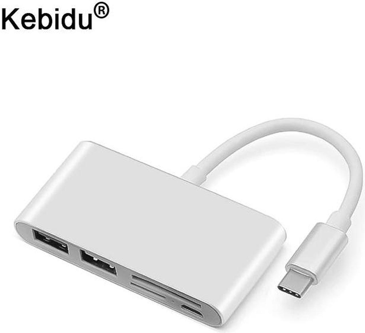 USB C Hub 5 in 1 Type C to /TF Card Reader OTG USB 3.1 HUB Adapter high speed for MacBook Air Pro