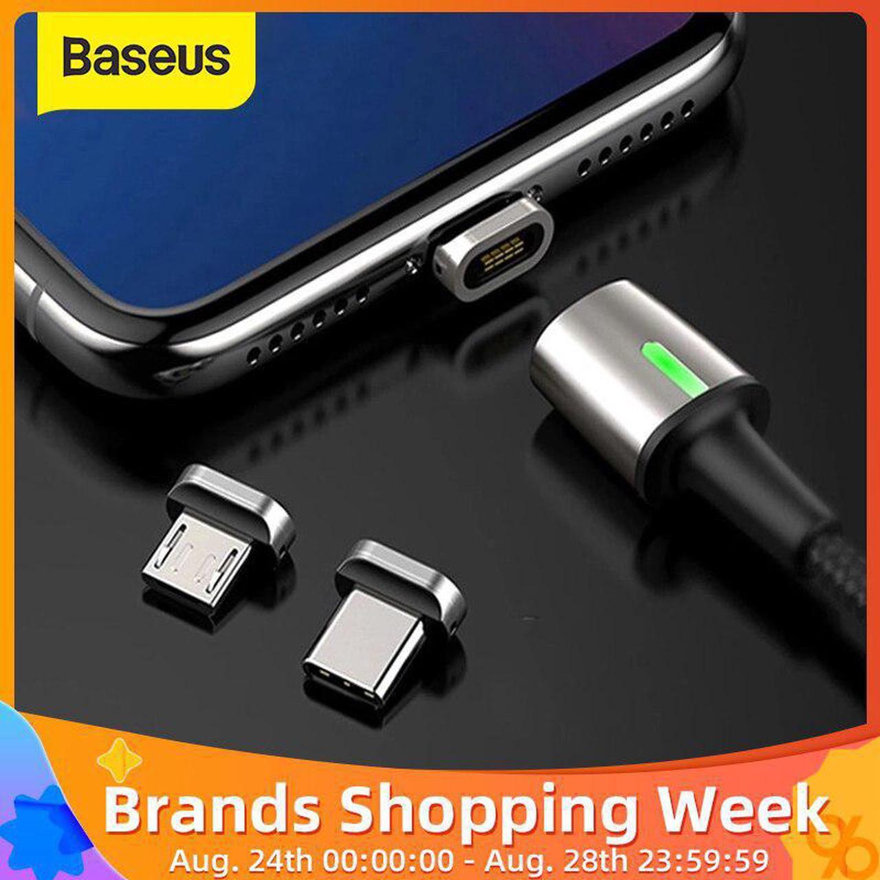 Magnetic USB Cable USB C Micro USB Cable Magnetic Fast Charging  Charge Magnetic Type C Cable Mole Phone USB Cord