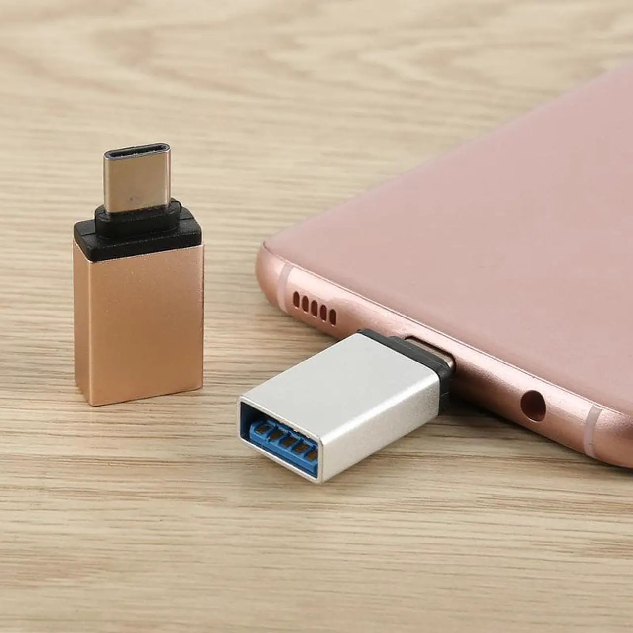 Alt view image 5 of 5 - Sale 5/3/1PCS USB-C Type C Male To USB 3.0 Female OTG  Sync Adapter  Charge Micro USB Cable For Mole Phone