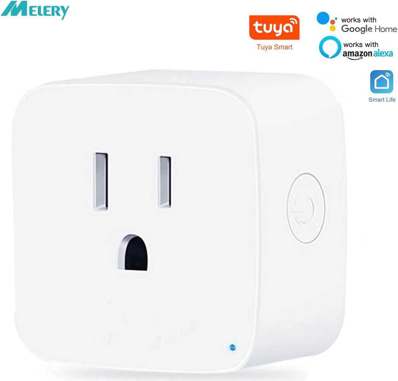 Main image of Smart US Plug Electrical Power Socket Adapter Outltes Timer Wireless App Remote Control by Smartlife Tuya Alexa Google Home