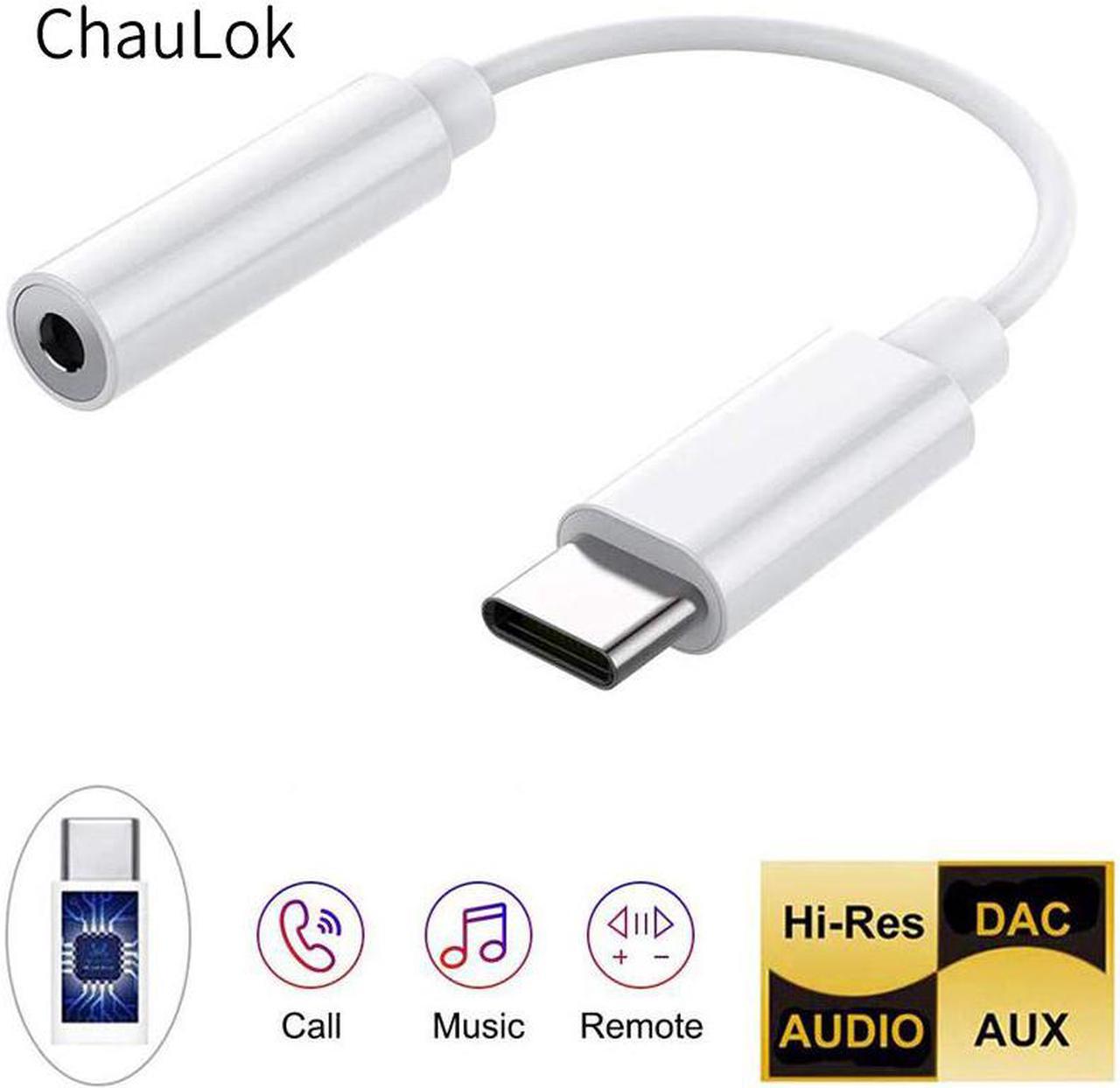 For  Galaxy Note 10 S 8 9 10 20 Plus USB Type C to 3.5mm Headphone Jack Adapter USB C to Aux Audio Dongle Cable Cord DAC