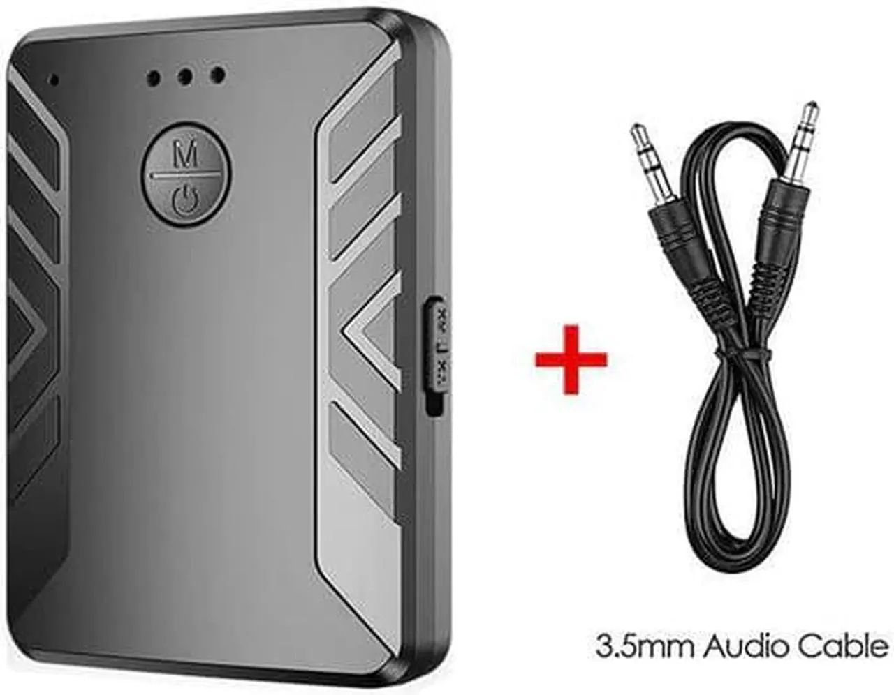 Alt view image 2 of 5 - Bluetooth 5.0 Audio Transmitter Receiver Pair with TWO Headphones 3.5mm AUX RCA Wireless Adapter for TV PC Car Speaker