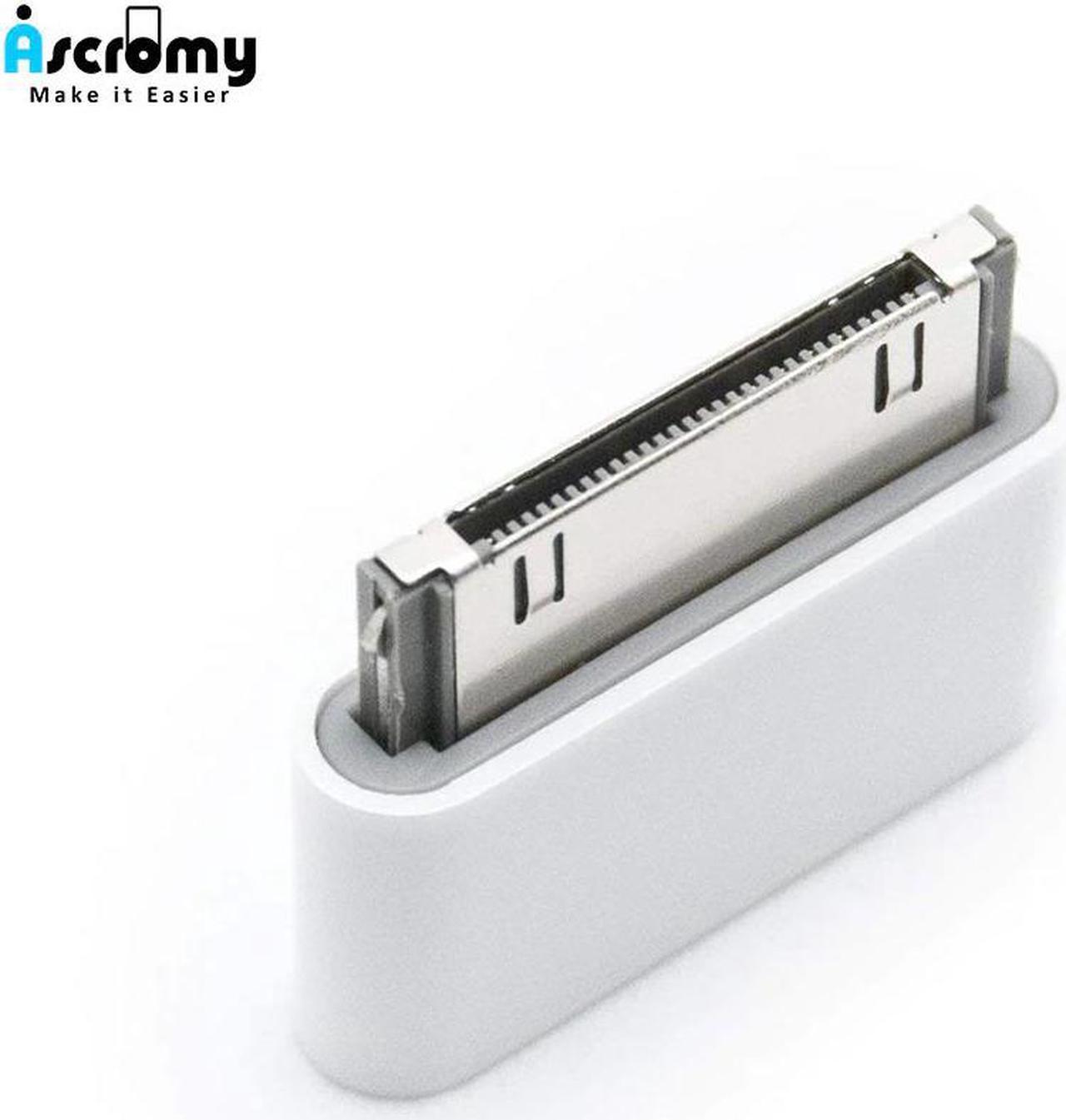 Micro USB to 30 pin Male Connector For  iPhone 4 4S iPhone4S 3gs ipad 1 2 3 ipod Charging Cable Adapter Accessories