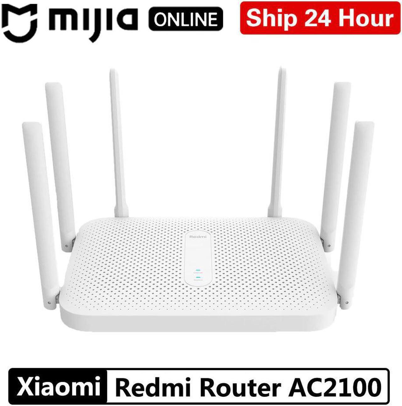 Redmi Router AC2100 Gigabit 2.4G 5.0GHz strengthen Dual-Band 2033Mbps Wireless Wifi Repeater 6 High Gain Antennas Wider