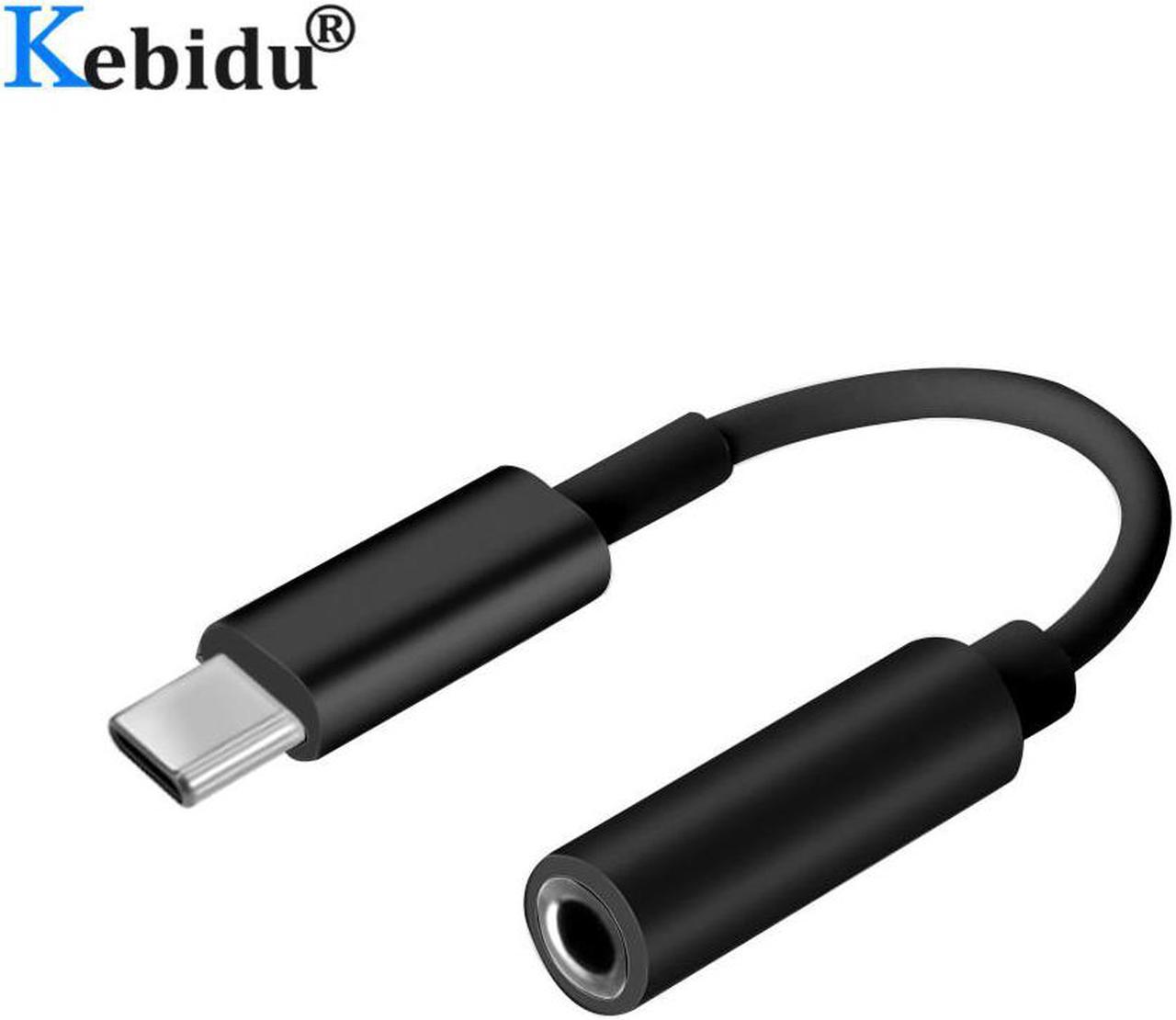 1pc USB3.1 Type C Male To 3.5mm Jack Female Headphone Speaker Microphone Audio Aux Cable Adapter for  P20 P30 Pro