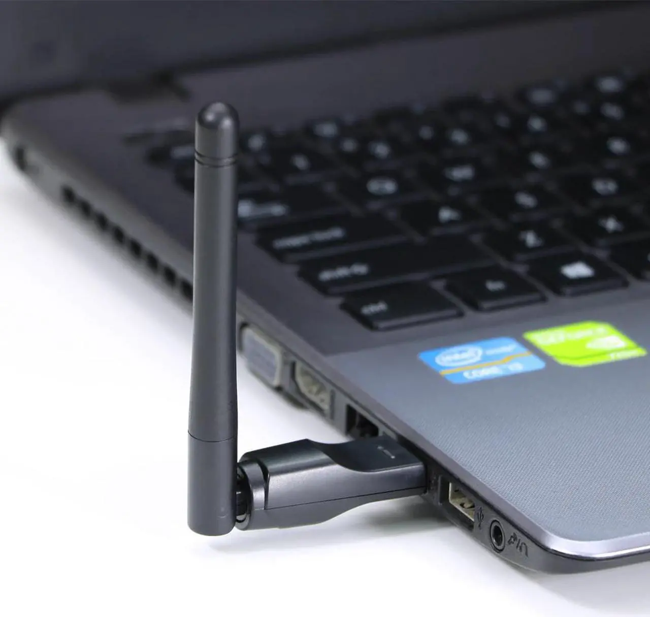 Alt view image 4 of 5 - 150Mbps 2.4G USB WiFi Adapter Mini Wireless WiFi Dongle Network Card USB Ethernet WiFi Receiver External WLAN Wi-Fi Adapter