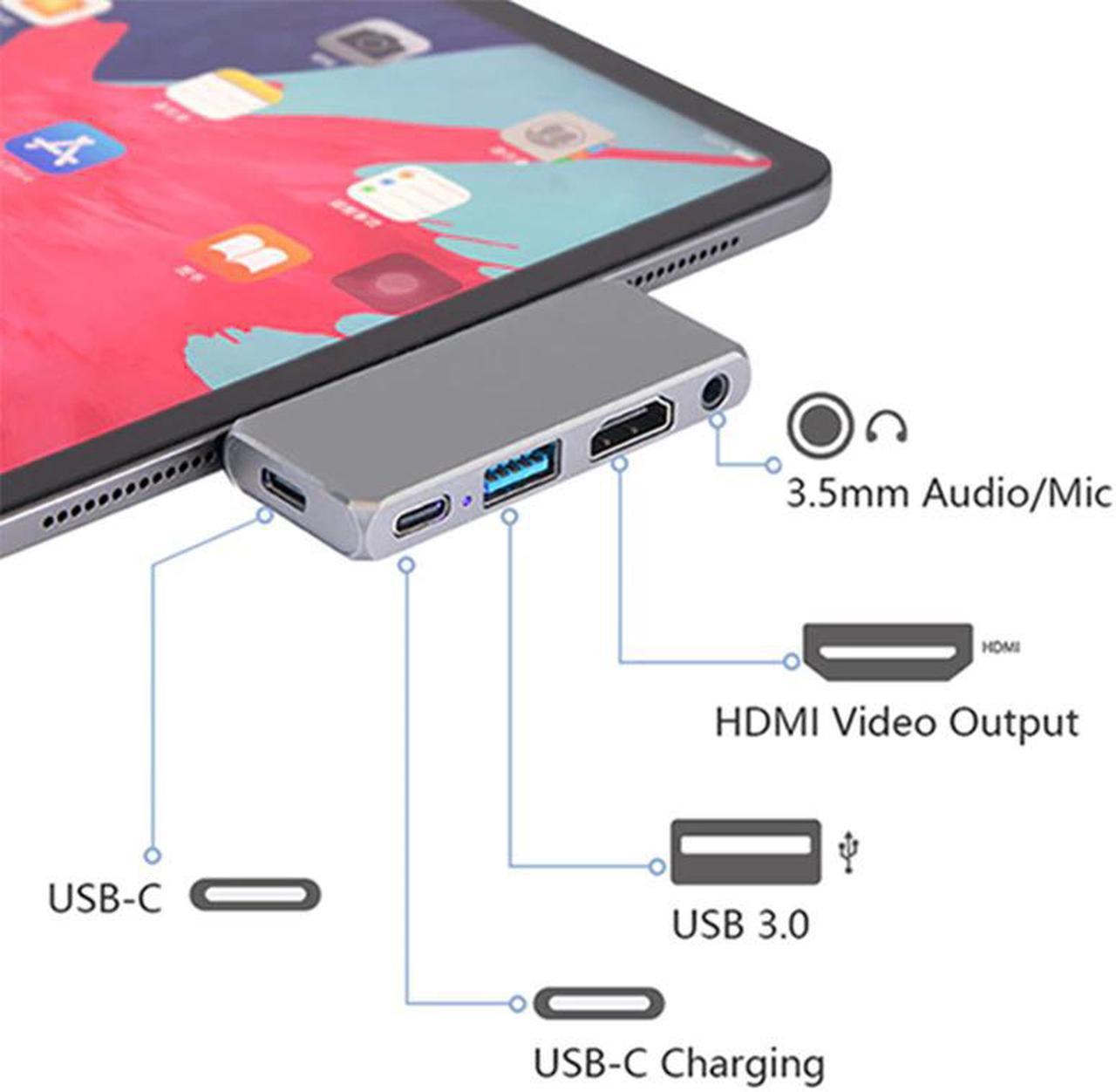 C HUB to  HDMI  3.0 HUB for iPad Pro Type C HUB for MacBook Pro Docking Station Multi Port Type-C HUB for Nintendo Switch