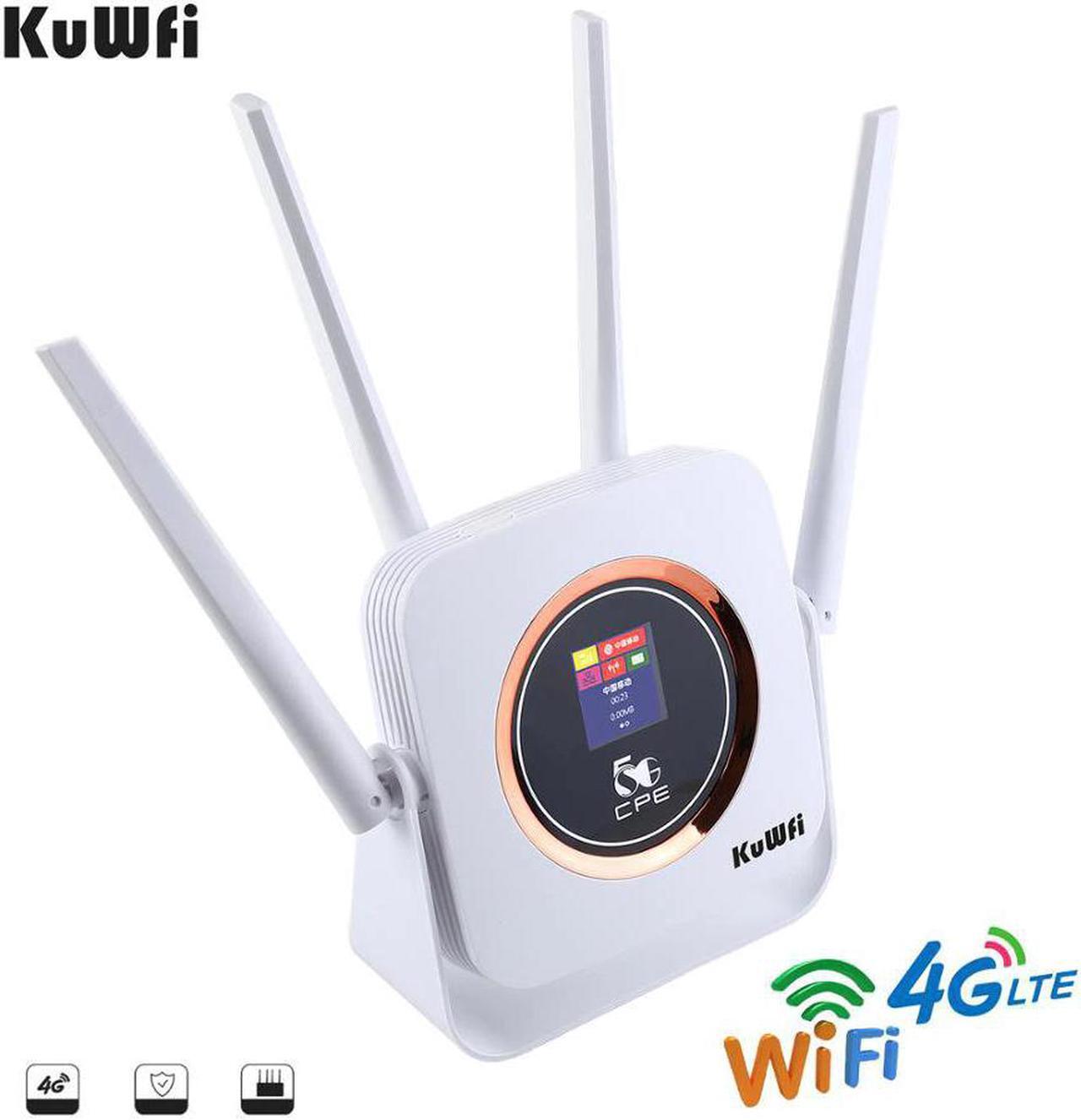 Main image of CAT6 High Speed 4G LTE Router SIM Card, WiFi Wireless Modem 4G CPE WiFi Router with External Antenna up to 32 Users