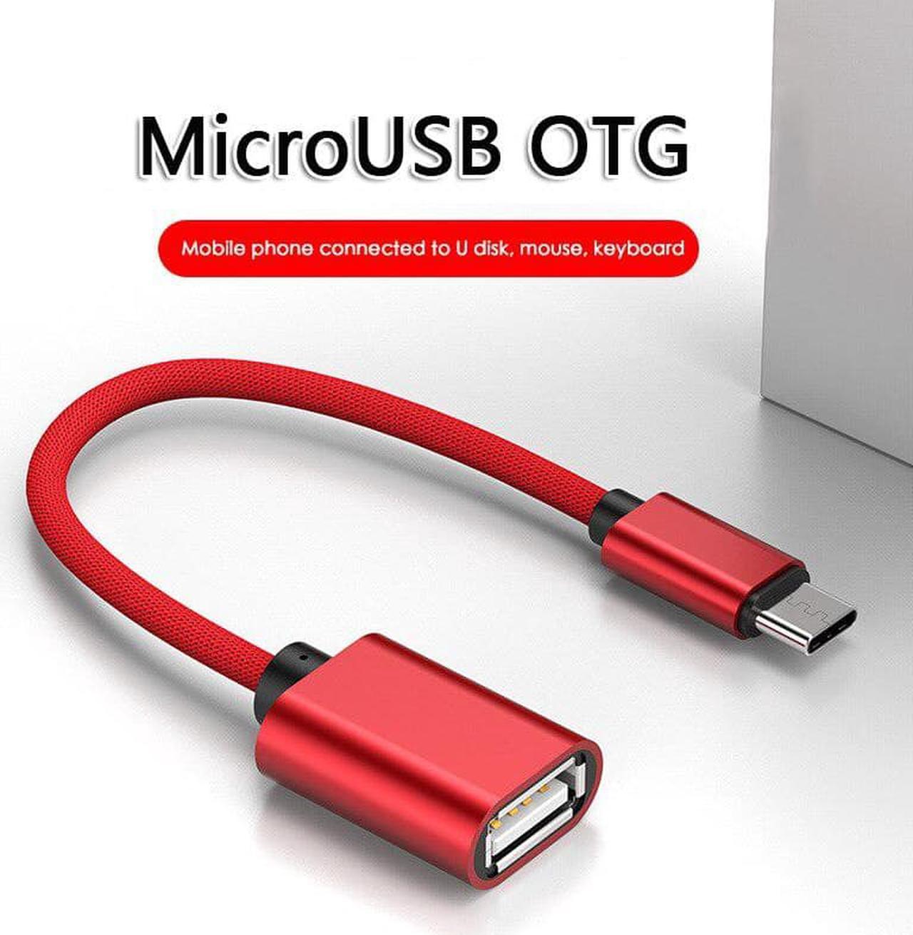 Metal USB Male To OTG   Sync Converter Adapter Cable Compatible Android Tablet Phone