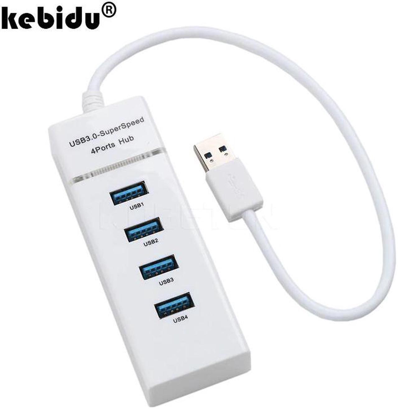 2019 New High Speed USB Hub Mini 4 Ports Hub USB 3.0 USB Splitter Adapter Cable For PC Laptop Computer Accessories