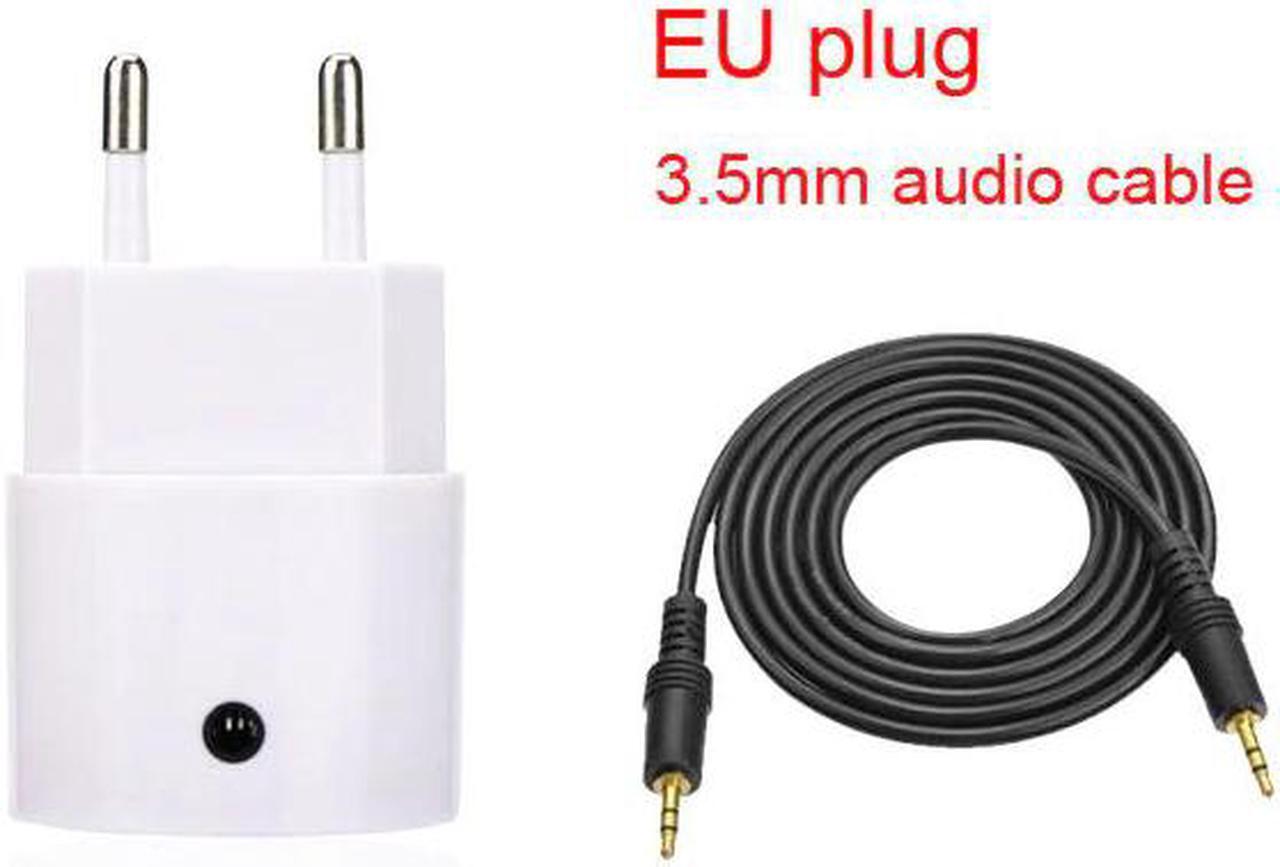 Alt view image 3 of 5 - 110V 220V Audio Adapter USB Wall Charger Wireless Bluetooth Receiver Adapter 3.5MM AUX V5.0 Audio Music Receiver EU US Plug