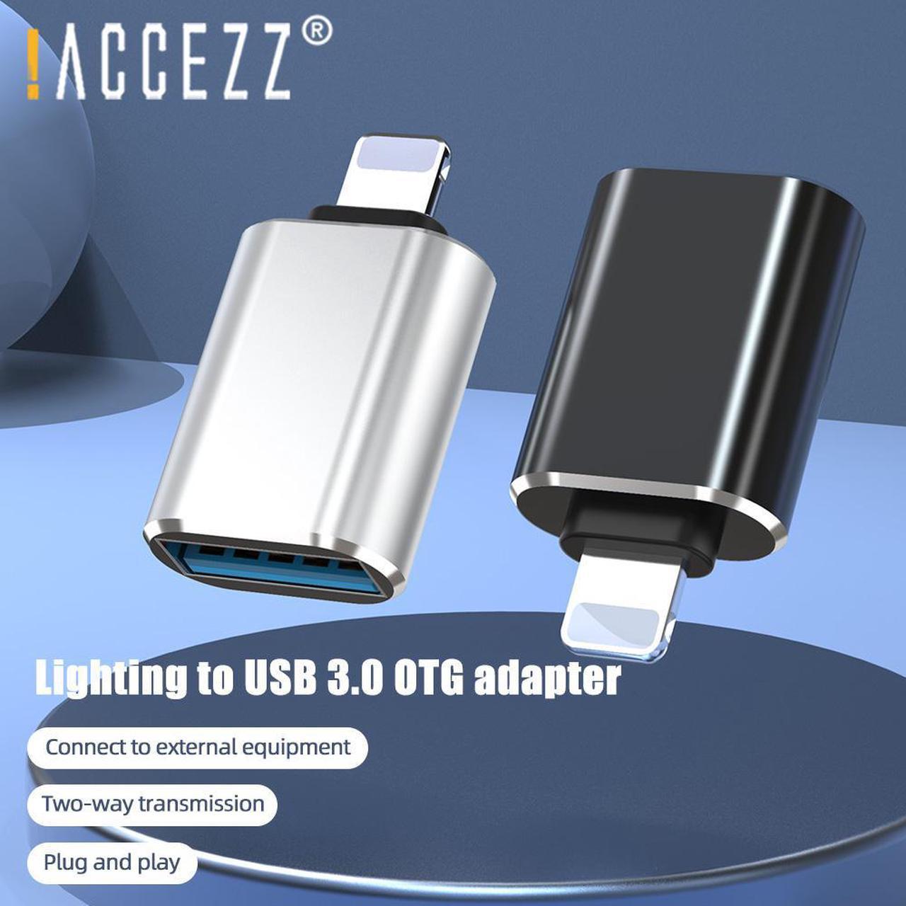 Lighting to USB OTG USB Adapter For iPhone 11 Pro XS Max XR X 8 7 6s Plus For iPad Adapter U Disk Mouse Keyboard Adapter