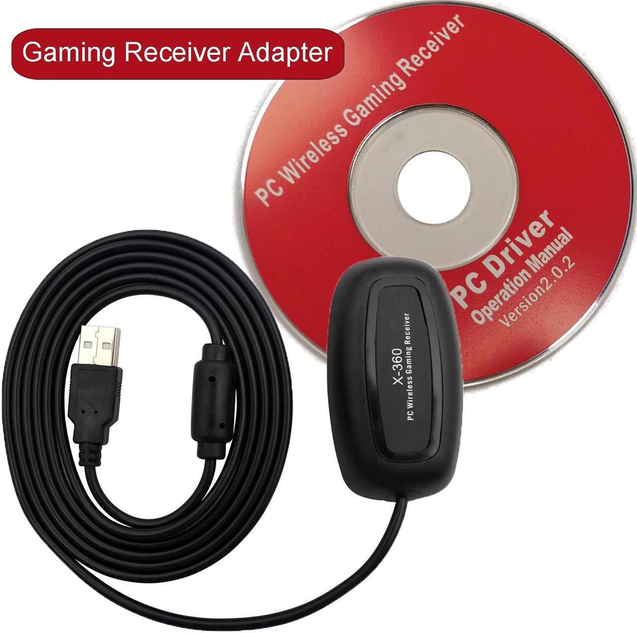 Alt view image 2 of 5 - USB Wireless Controller Gamepad PC Computer Laptop Gaming Receiver Adapter for XBOX 360 Xbox360 X-360 Game Accessories