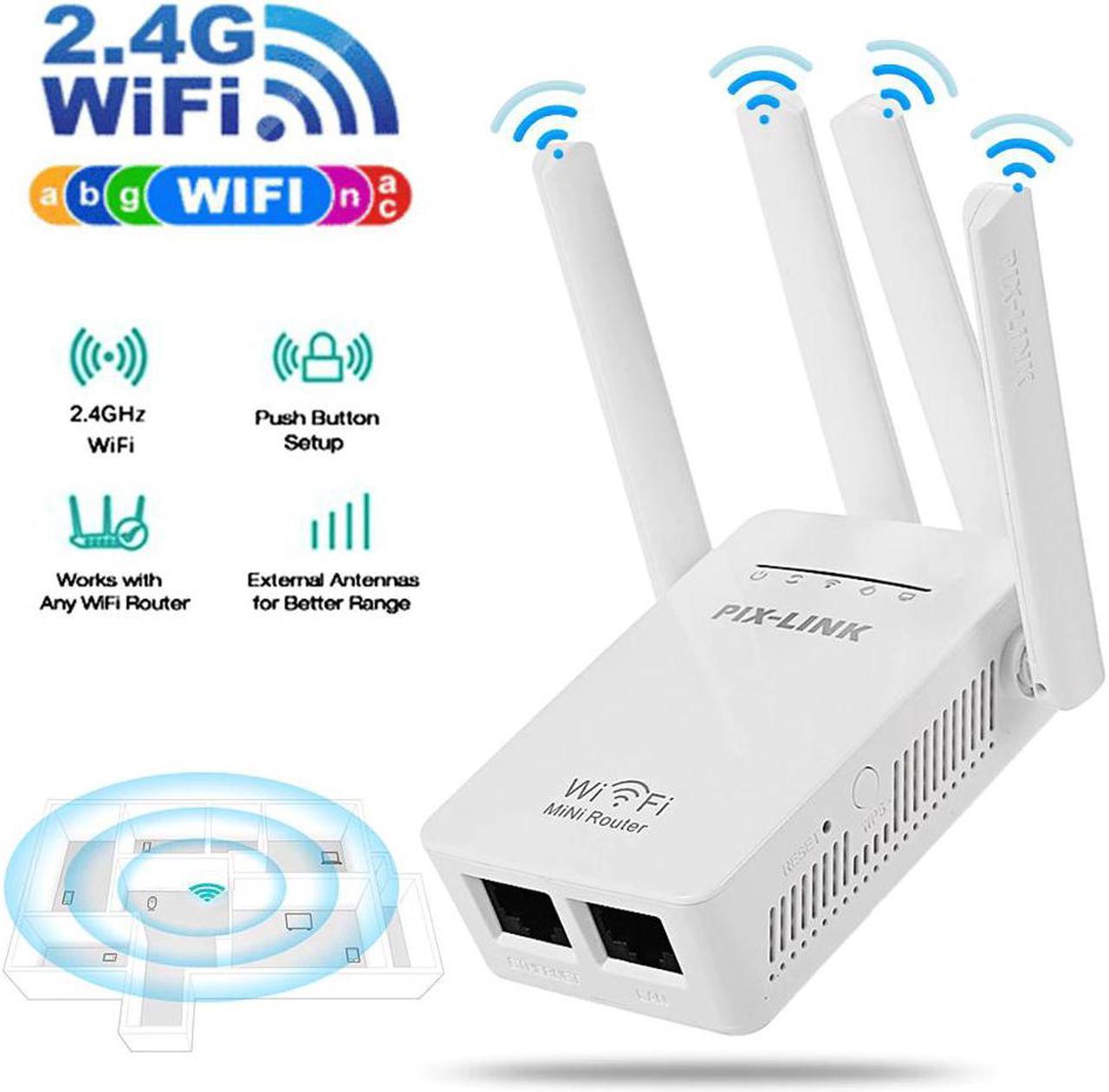 Router WiFi Repeater WiFi Booster WiFi Amplifier 300Mbps 2.4G Signal WiFi Long WR09 Network Range Extender Repeater-EU