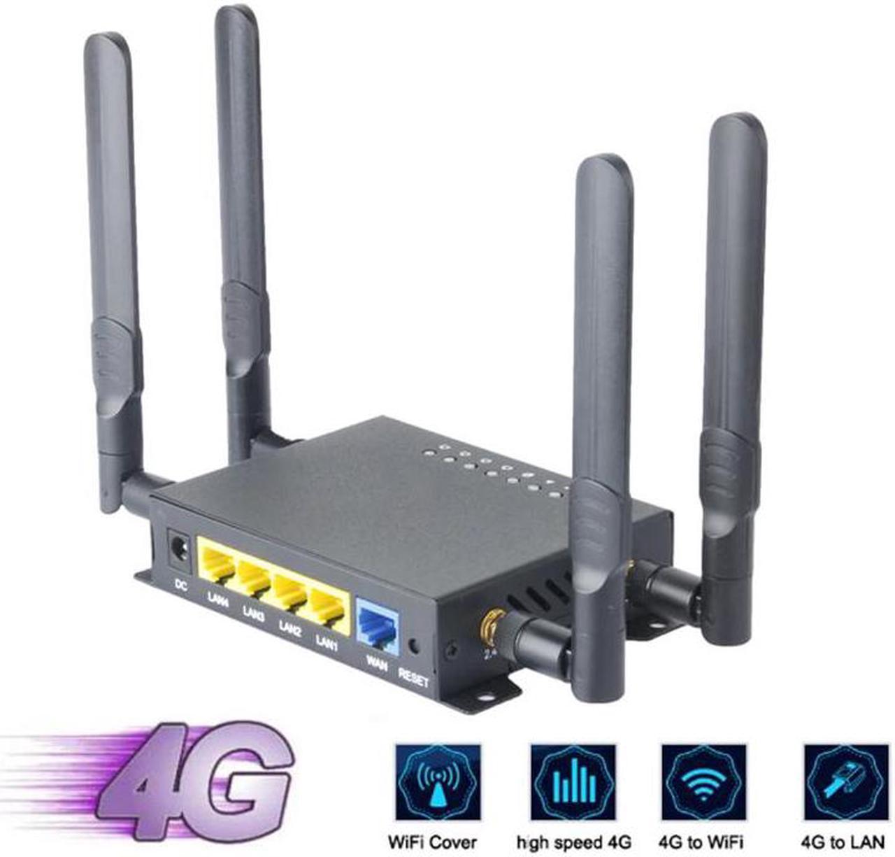 300Mbps LTE WiFi Router 3G/4G Wireless CPE Router With SIM Card Slot USB Port And 4 High gain antenna support OpenWRT