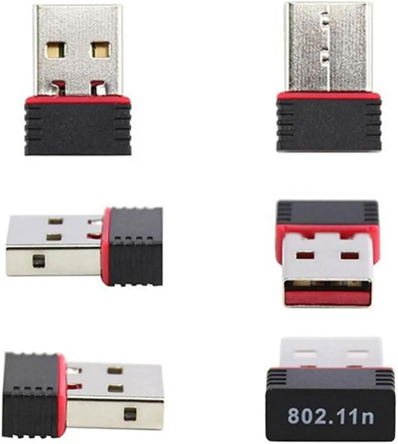 Alt view image 3 of 5 - Mini USB 2.0 Wireless WiFi Adapter 150Mbps Wi-Fi Adapter PC USB Ethernet WiFi Dongle 2.4G Network LAN Card Wi Fi Receiver