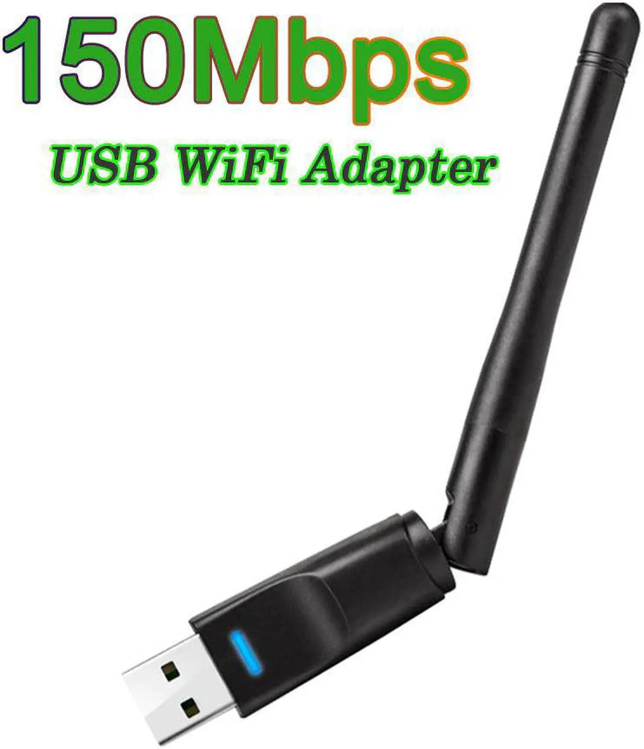 Main image of 150Mbps 2.4G USB WiFi Adapter Mini Wireless WiFi Dongle Network Card USB Ethernet WiFi Receiver External WLAN Wi-Fi Adapter