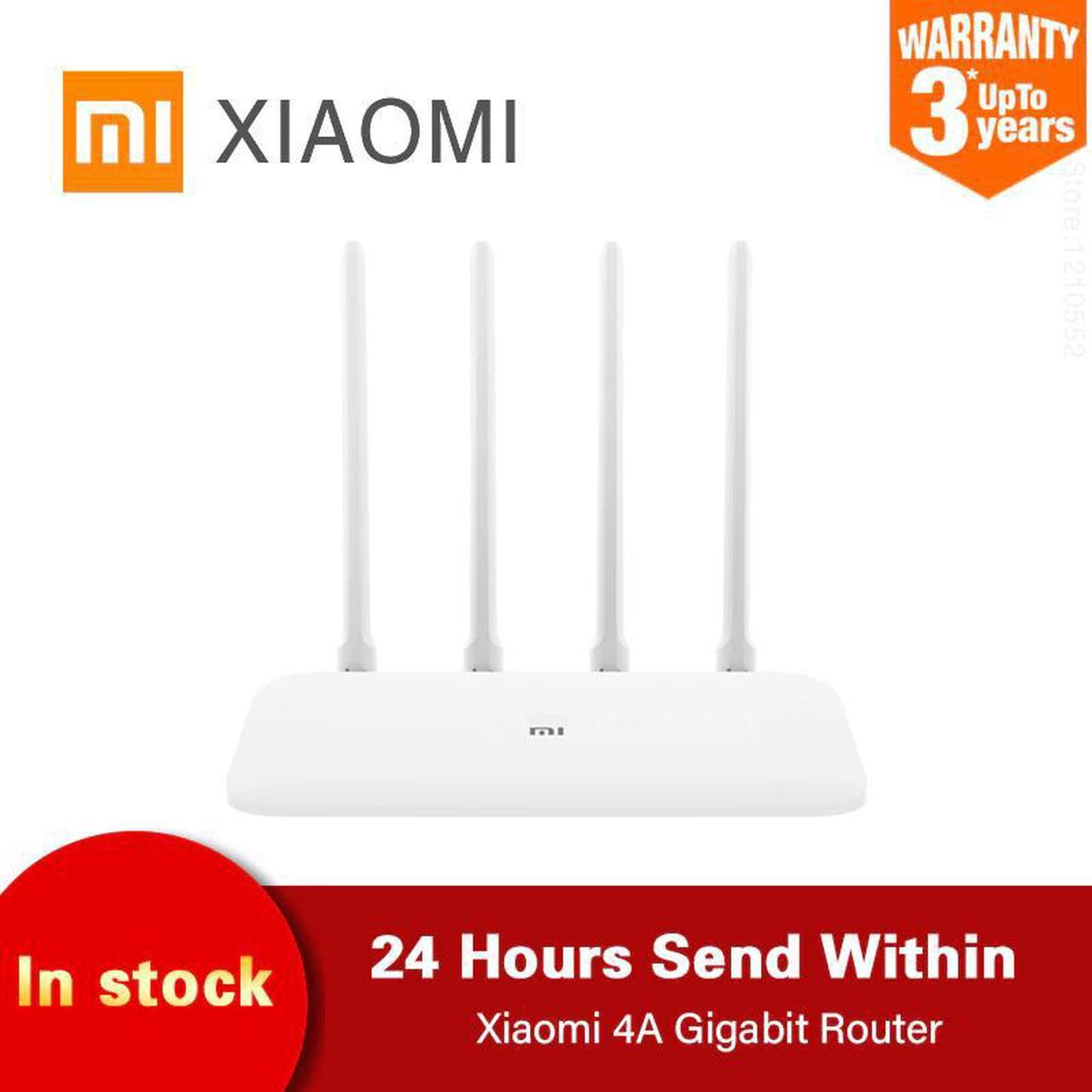 Router 4A Gigabit Edition 128Mb Wifi Extender Dual-Core CPU Game Accelerator Coverage External Signal Amplifier Mi Home