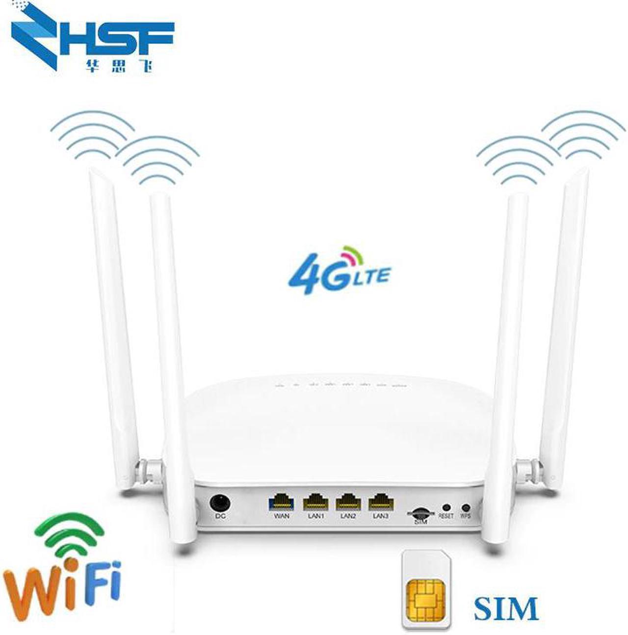 300Mbps LTE WiFi router 3G 4G wireless CPE router with SIM card slot  Extender Strong Wifi for IP Camera/Outside WiFi Coverage