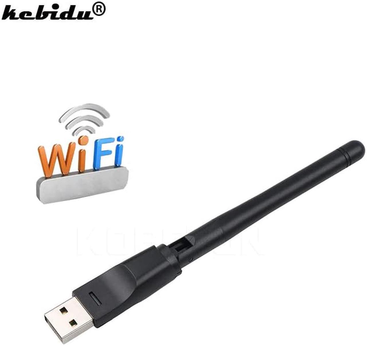 7601 USB 2.0 WiFi Wireless Network Card 150M 802.11 b/g/n LAN Adapter with rotatable Antenna for Laptop PC Mini Wi-fi Dongle