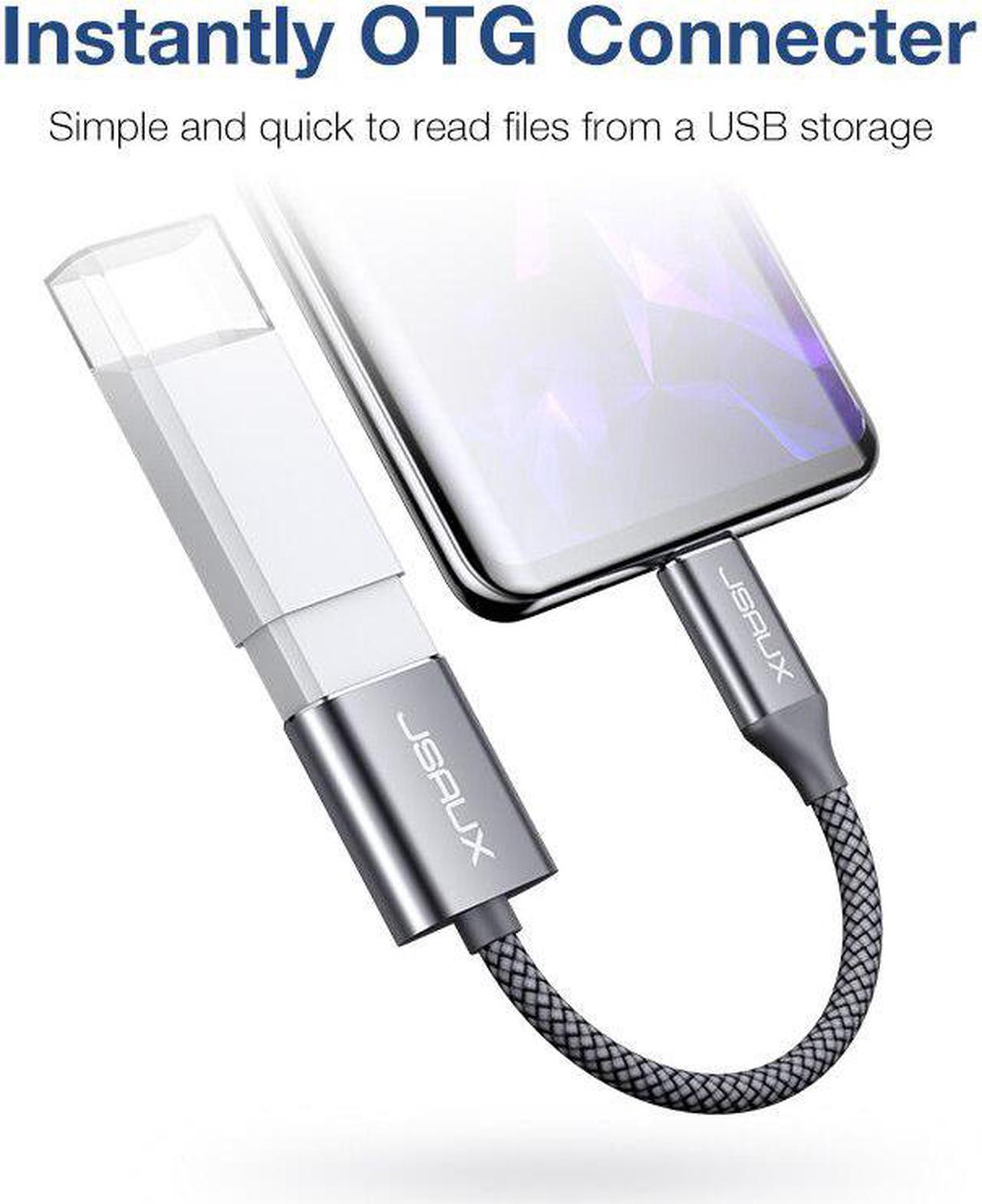 Alt view image 5 of 5 - 2Pack USB C Adapter OTG Type C Cable USB C to USB 3.0 Adapter Otg Cable Thunderbolt 3 for MacBook