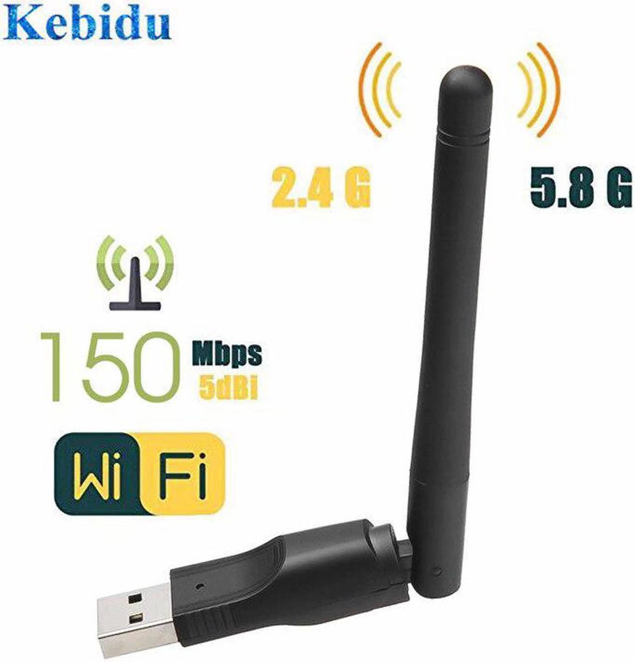 150Mbps Ralink MT7601 Wireless Network Card Mini USB 2.0 WiFi Adapter Antenna PC LAN Wi-Fi Receiver Dongle 802.11b/g/n