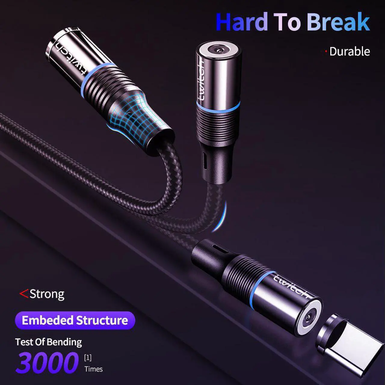 Alt view image 3 of 5 - Magnetic USB Cable 1m/2m /3m Fast Charging USB Type C Cable Magnet Charger  Charge Micro USB Cable Mole Phone Cable