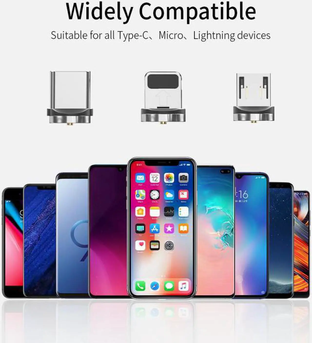 Alt view image 4 of 5 - Magnetic USB Cable Fast Charging USB Type C Cable Magnet Charger Magnetic Charger Micro USB Cable For Android /iPhone