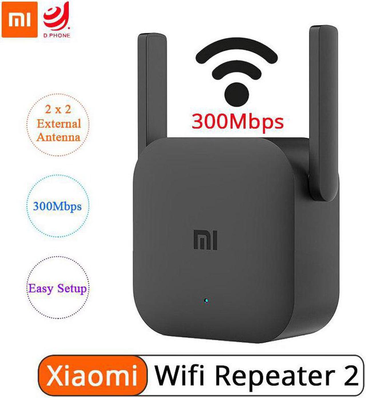 WiFi Repeater Pro Signal Amplifier 300Mbps WiFi Router Home Office 2.4G Wi-Fi Range Extender 2 Antenna Mi Wireless Router