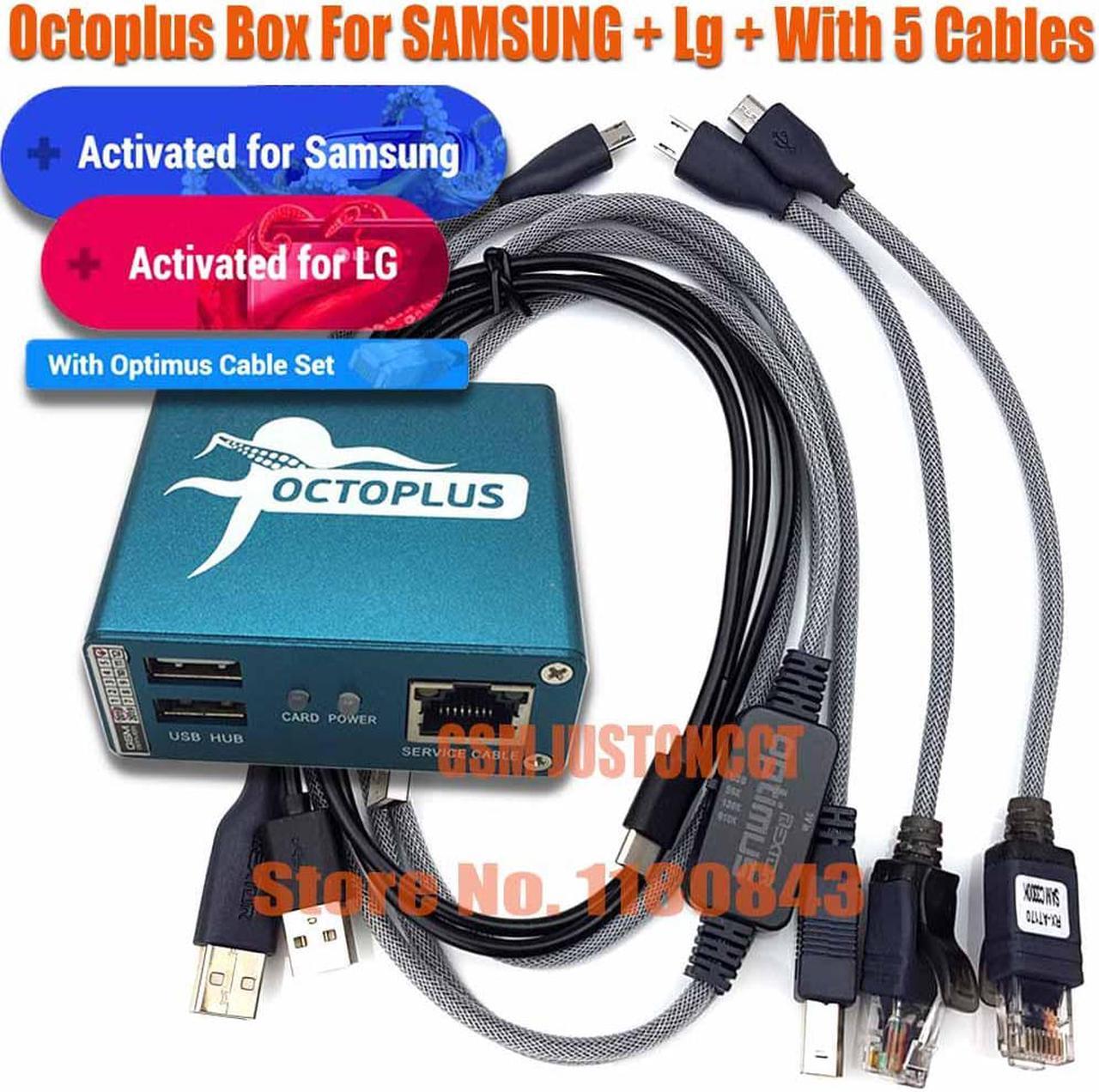Main image of 100% Original 2020 new octopus box / Octoplus Box For  For Lg + 5 Cables for SAM Unlock Flash Repair Mole Phone