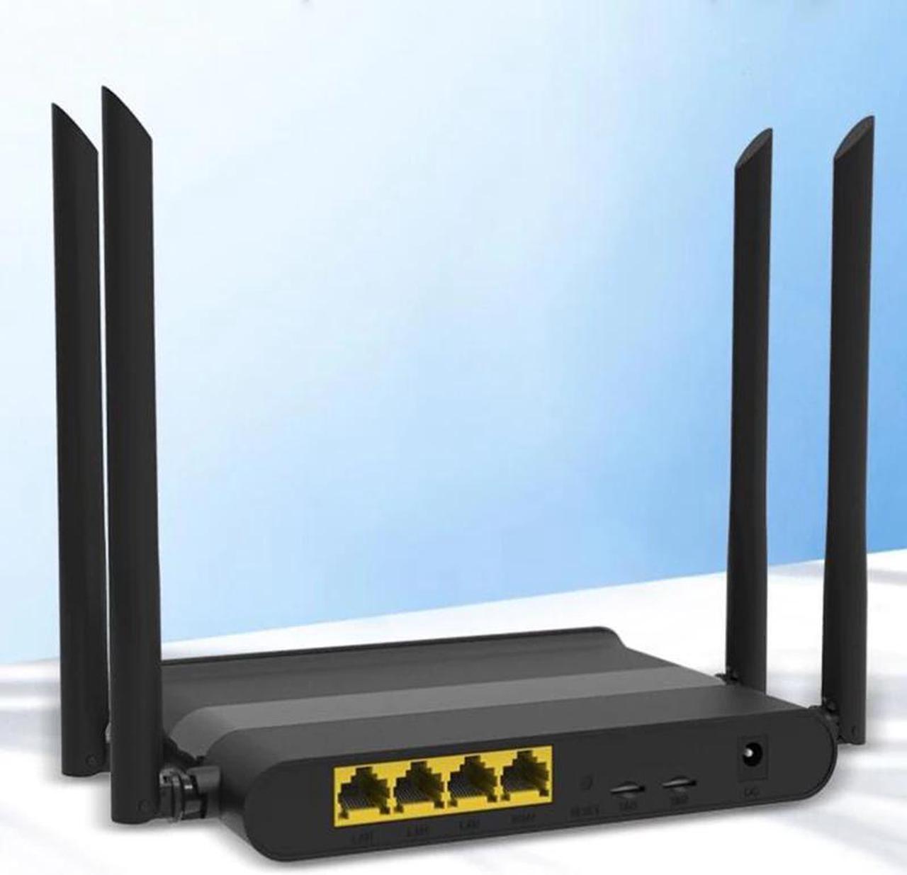 Alt view image 2 of 4 - 4G LTE Modem Wifi With Four Antena 2.4G 300Mbps Support 3G&4G Function With Micro SD Card Slot And 2 Sim Card Slot Mobile Router