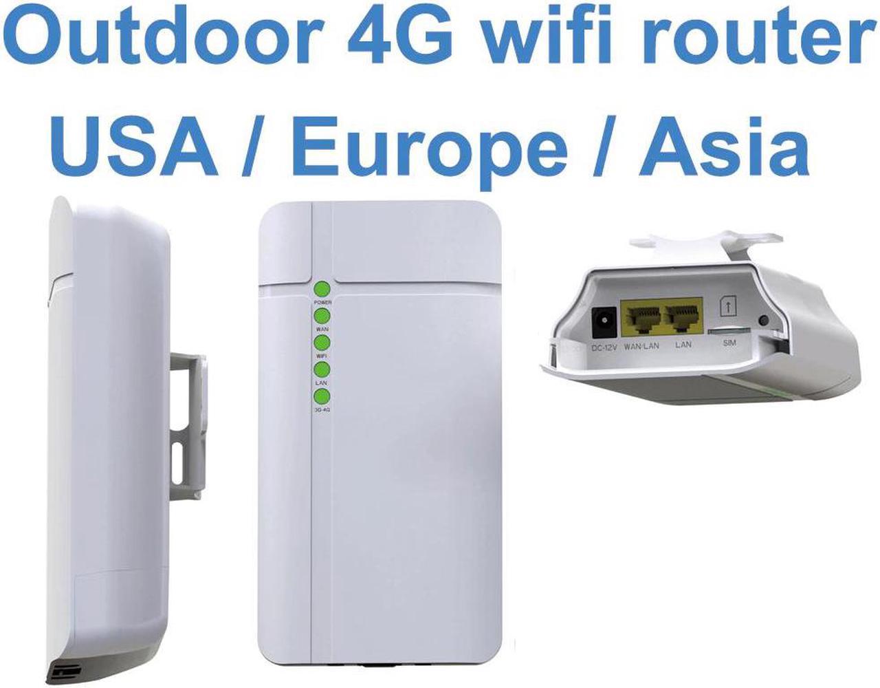 Waterproof Outdoor 4G CPE Router CAT4 LTE WiFi Router 3G/4G SIM Card for IP Camera Outside WiFi Coverage