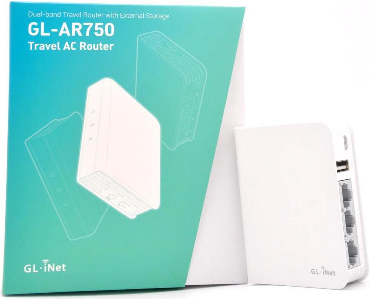 GL.i GL-AR750 802.11ac 750Mbps OPENVPN Wireless Travel AC Mini WiFi Router USB LEDE OPENWRT Firmware 128MB RAM+ Micro  Slot