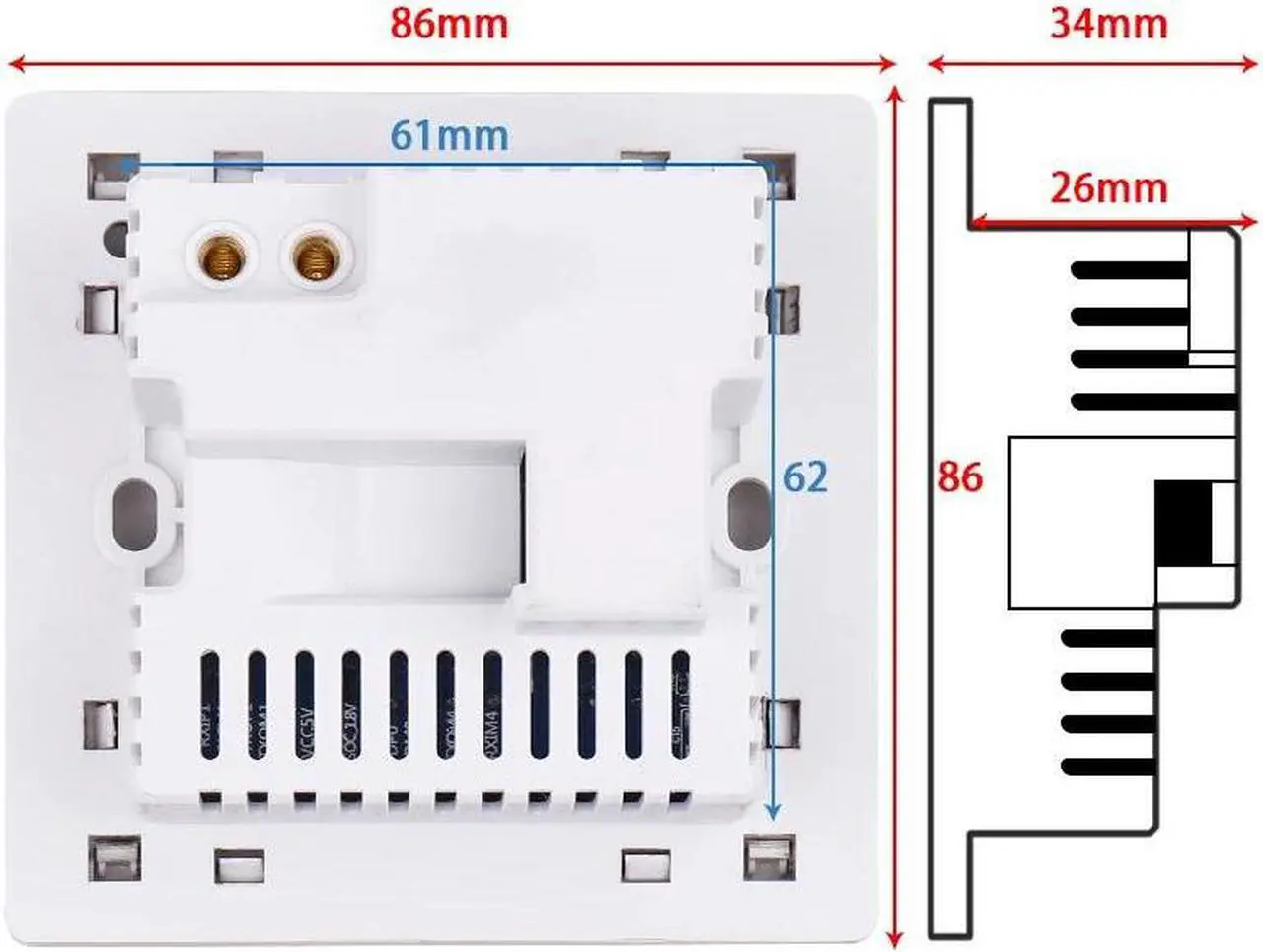 Alt view image 4 of 5 - 300Mbps Wall Router 110V/220V Power Ap Relay Smart Wireless Wifi Repeater Extender Wall Embedded 2.4Ghz Router Panel Usb Socket